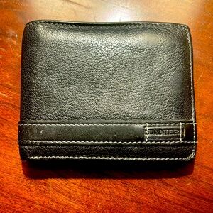 Genuine Danier black leather wallet